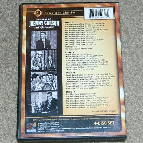Best of Johnny Carson and Friends DVD 4-DVD Set - Picture 2 of 7